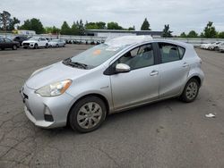 Salvage cars for sale from Copart Woodburn, OR: 2013 Toyota Prius C