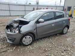 Salvage cars for sale from Copart Appleton, WI: 2017 Mitsubishi Mirage ES