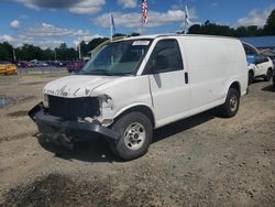 Salvage trucks for sale at East Granby, CT auction: 2008 GMC Savana G3500