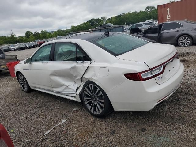 2018 Lincoln Continental Select