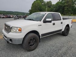 Salvage cars for sale from Copart Concord, NC: 2006 Ford F150 Supercrew