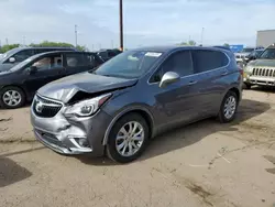 Salvage cars for sale at Woodhaven, MI auction: 2020 Buick Envision Preferred