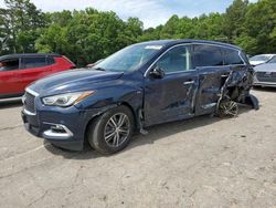 Infiniti salvage cars for sale: 2018 Infiniti QX60