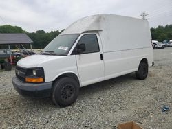 Salvage trucks for sale at Mebane, NC auction: 2009 Chevrolet Express G3500