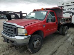 Salvage trucks for sale at Houston, TX auction: 2004 Ford F450 Super Duty