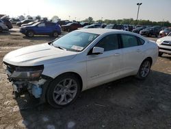 Salvage cars for sale from Copart Indianapolis, IN: 2014 Chevrolet Impala LT