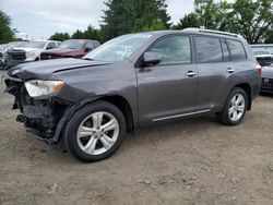 Salvage cars for sale at Finksburg, MD auction: 2009 Toyota Highlander Limited