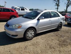 Salvage cars for sale at San Martin, CA auction: 2005 Toyota Corolla CE
