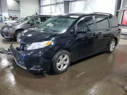 Salvage cars for sale from Copart Ham Lake, MN: 2015 Toyota Sienna LE