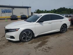 Salvage cars for sale at Florence, MS auction: 2022 Honda Accord Sport