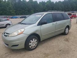Salvage cars for sale at Gainesville, GA auction: 2006 Toyota Sienna CE