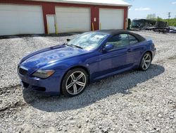 BMW M6 salvage cars for sale: 2007 BMW M6