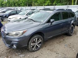 Salvage cars for sale at Hampton, VA auction: 2018 Subaru Outback 2.5I Limited