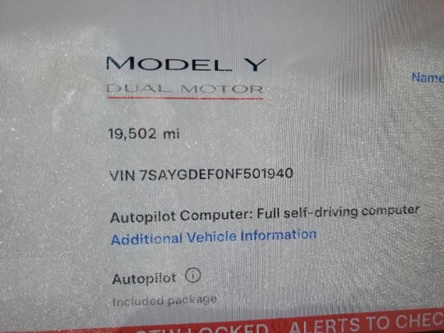 2022 Tesla Model Y