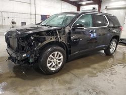 Salvage cars for sale at Avon, MN auction: 2020 Chevrolet Traverse LT