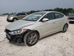 Salvage cars for sale at New Braunfels, TX auction: 2017 Hyundai Elantra SE