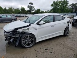 Salvage cars for sale at Hampton, VA auction: 2017 Hyundai Elantra Sport