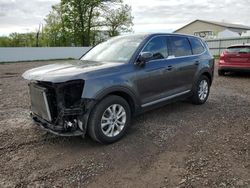 Salvage cars for sale from Copart Central Square, NY: 2020 KIA Telluride LX