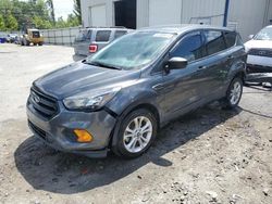 Salvage cars for sale from Copart Savannah, GA: 2019 Ford Escape S