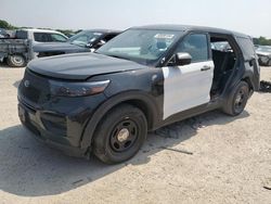 Salvage cars for sale from Copart San Antonio, TX: 2022 Ford Explorer Police Interceptor