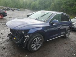 Salvage cars for sale at Marlboro, NY auction: 2022 Audi Q5 Premium Plus 45