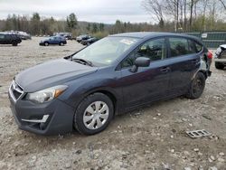 Salvage cars for sale from Copart Candia, NH: 2016 Subaru Impreza