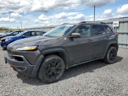 Salvage cars for sale from Copart Ontario Auction, ON: 2015 Jeep Cherokee Trailhawk