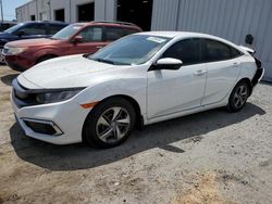 Salvage cars for sale at Jacksonville, FL auction: 2019 Honda Civic LX