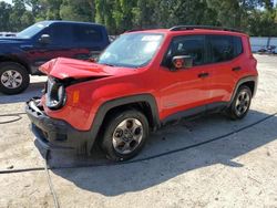 Vehiculos salvage en venta de Copart Ocala, FL: 2017 Jeep Renegade Sport