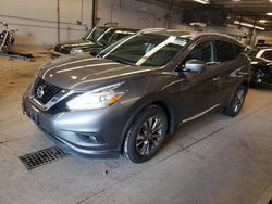 Salvage cars for sale at Wheeling, IL auction: 2017 Nissan Murano S