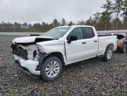 Salvage cars for sale from Copart Windham, ME: 2022 Chevrolet Silverado LTD K1500 Custom