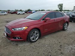 2016 Ford Fusion Titanium HEV en venta en Kansas City, KS