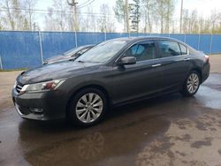 Salvage cars for sale from Copart Atlantic Canada Auction, NB: 2013 Honda Accord EXL