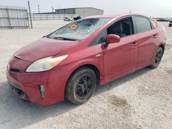 Salvage cars for sale from Copart San Antonio, TX: 2014 Toyota Prius