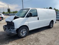 Salvage trucks for sale at Miami, FL auction: 2015 Chevrolet Express G2500