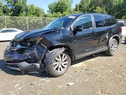 Salvage cars for sale at Waldorf, MD auction: 2019 Honda Pilot EXL