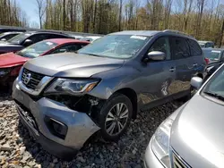 Salvage cars for sale from Copart Candia, NH: 2017 Nissan Pathfinder S