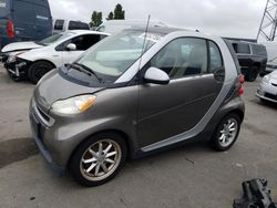 Salvage cars for sale from Copart Hayward, CA: 2009 Smart Fortwo Pure