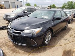 Salvage cars for sale at Elgin, IL auction: 2015 Toyota Camry Hybrid