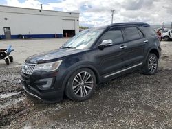 Salvage cars for sale from Copart Farr West, UT: 2016 Ford Explorer Platinum