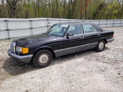 Salvage cars for sale at West Warren, MA auction: 1989 Mercedes-Benz 300 SE
