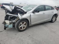 Chevrolet salvage cars for sale: 2016 Chevrolet Malibu LS