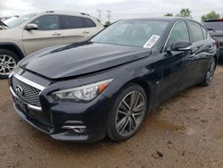 Salvage cars for sale from Copart Elgin, IL: 2014 Infiniti Q50 Base