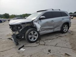 Toyota Highlander Limited salvage cars for sale: 2015 Toyota Highlander Limited