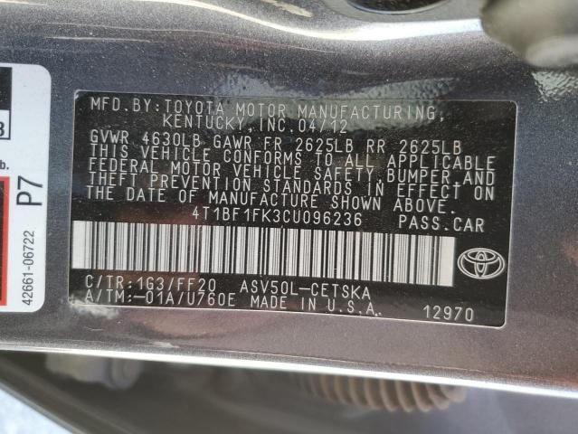 2012 Toyota Camry Base