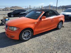 BMW salvage cars for sale: 2011 BMW 128 I