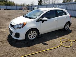 Salvage cars for sale at Bowmanville, ON auction: 2016 KIA Rio LX