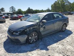 Salvage cars for sale at Loganville, GA auction: 2015 Volkswagen Jetta TDI