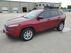 Salvage cars for sale from Copart Wilmer, TX: 2016 Jeep Cherokee Sport
