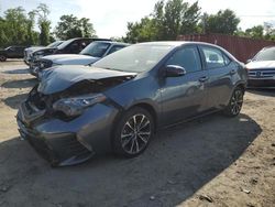 Salvage cars for sale from Copart Baltimore, MD: 2018 Toyota Corolla L